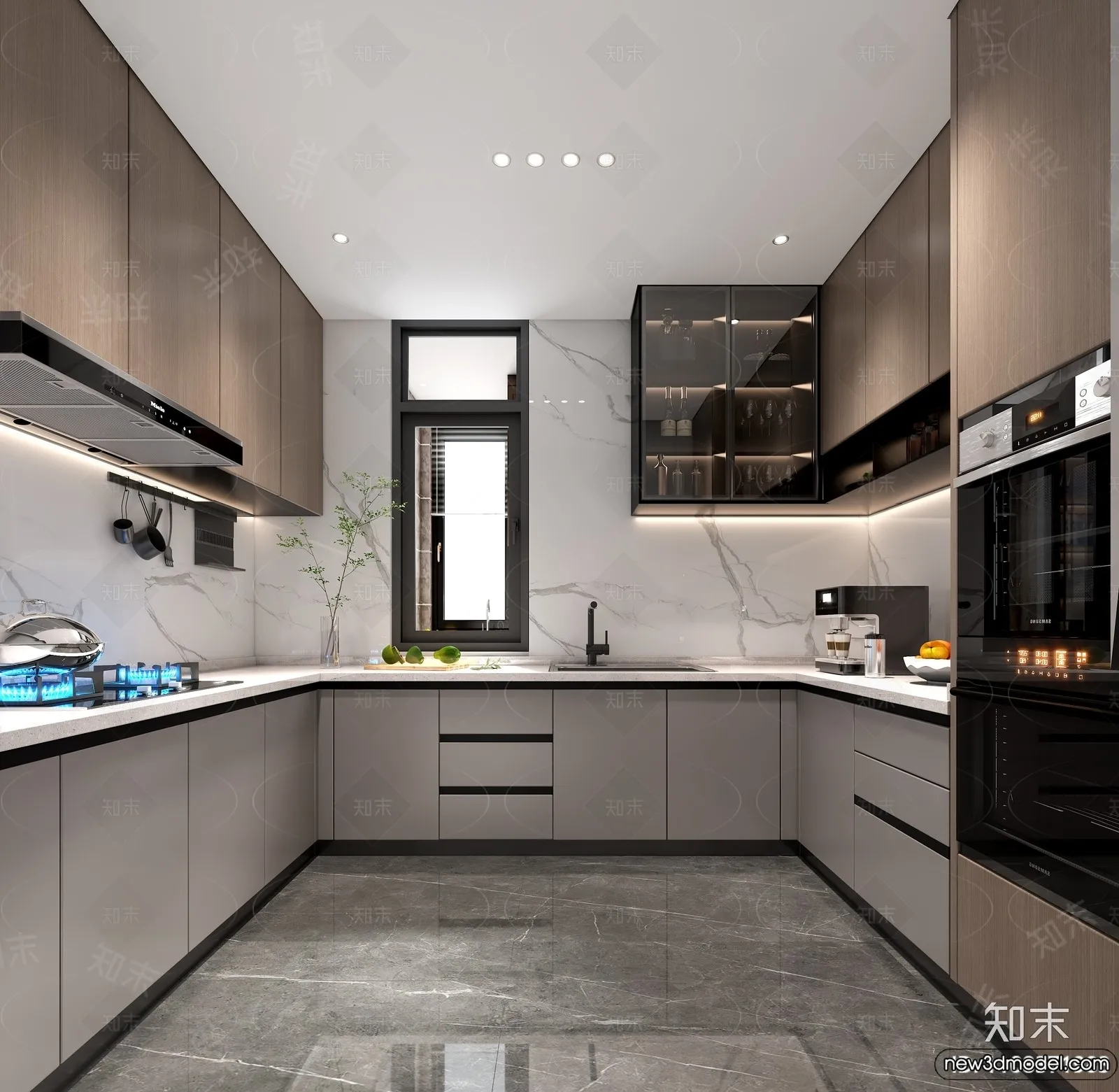 Kitchen – 3D Models – 3D Interior Scenes – 177