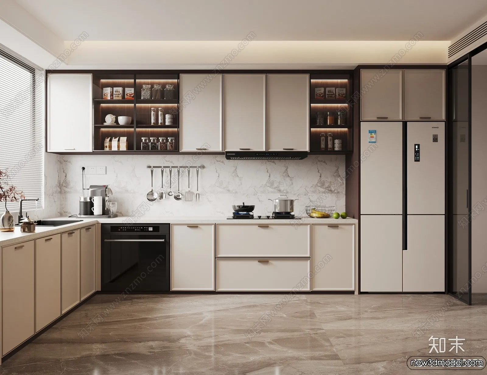 Kitchen – 3D Models – 3D Interior Scenes – 180