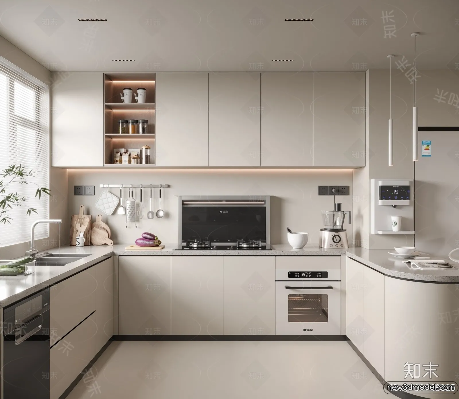 Kitchen – 3D Models – 3D Interior Scenes – 182