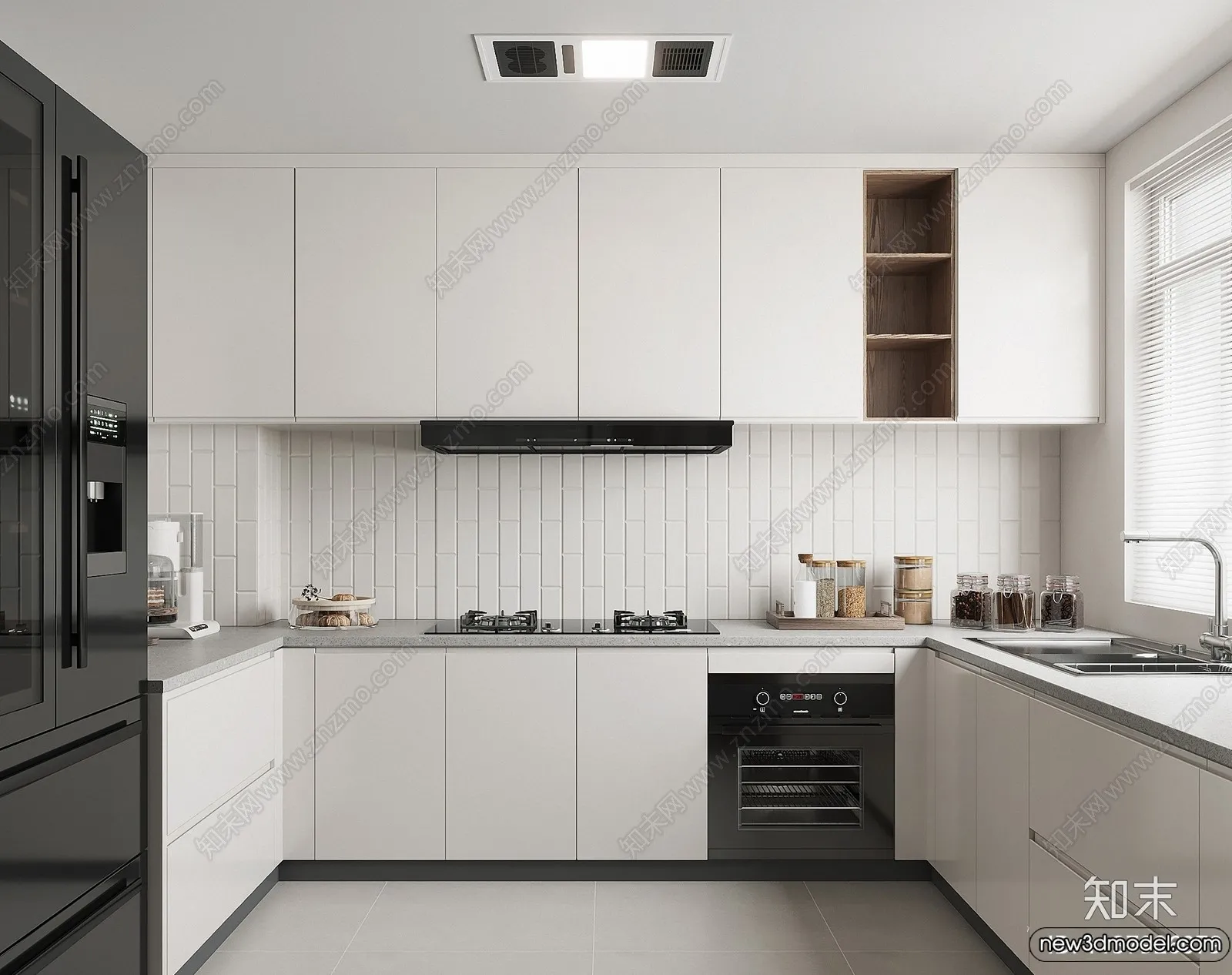 Kitchen – 3D Models – 3D Interior Scenes – 184