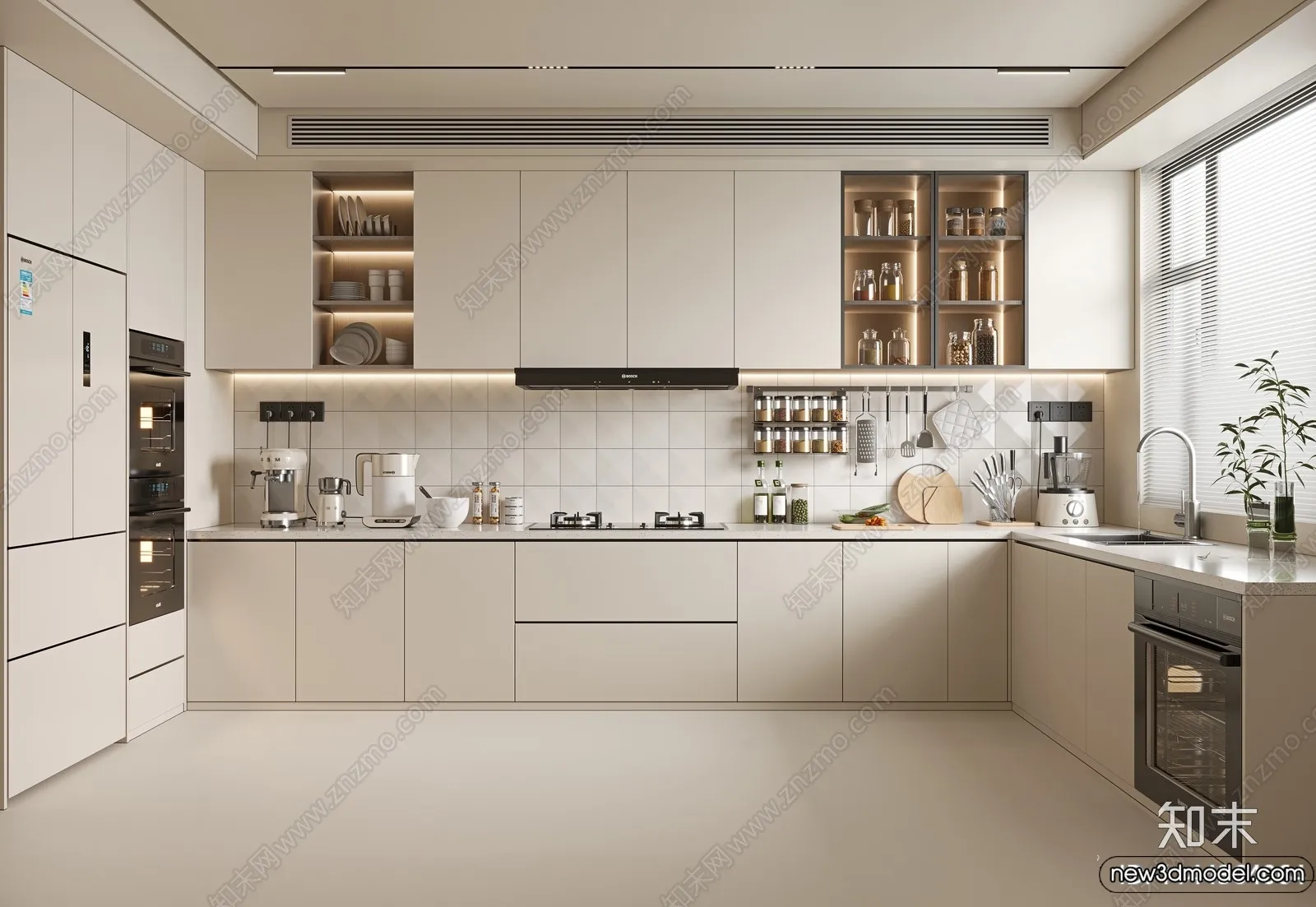 Kitchen – 3D Models – 3D Interior Scenes – 186