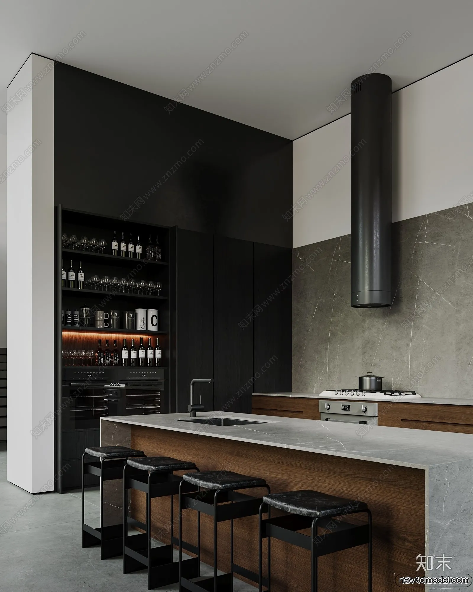 Kitchen – 3D Models – 3D Interior Scenes – 192