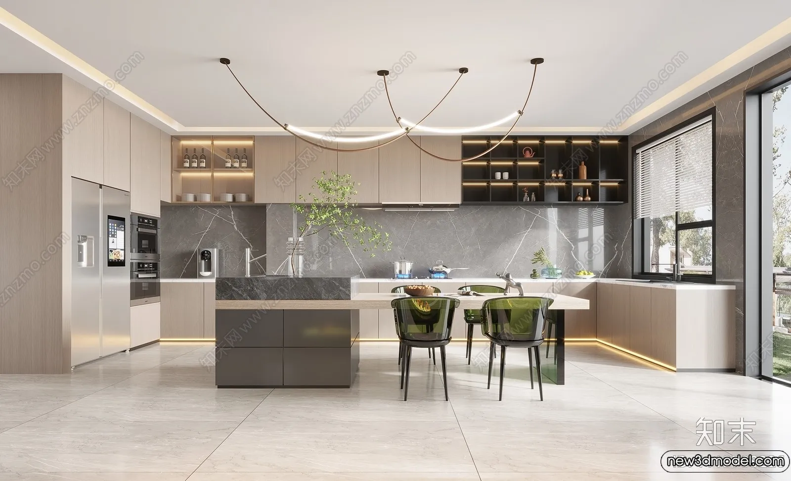 Kitchen – 3D Models – 3D Interior Scenes – 194