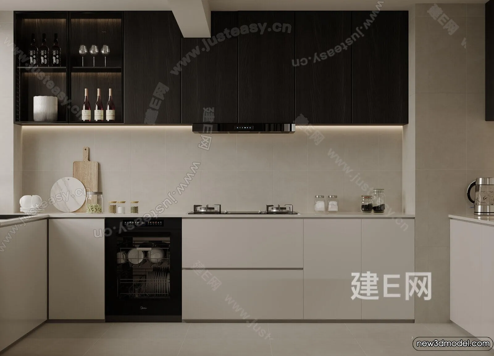 Kitchen – 3D Models – 3D Interior Scenes – 200