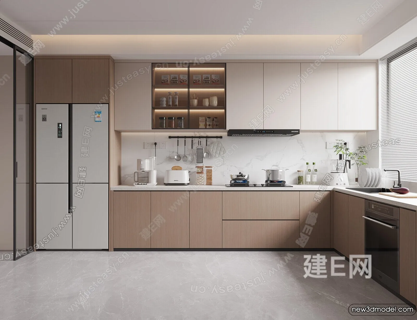 Kitchen – 3D Models – 3D Interior Scenes – 201