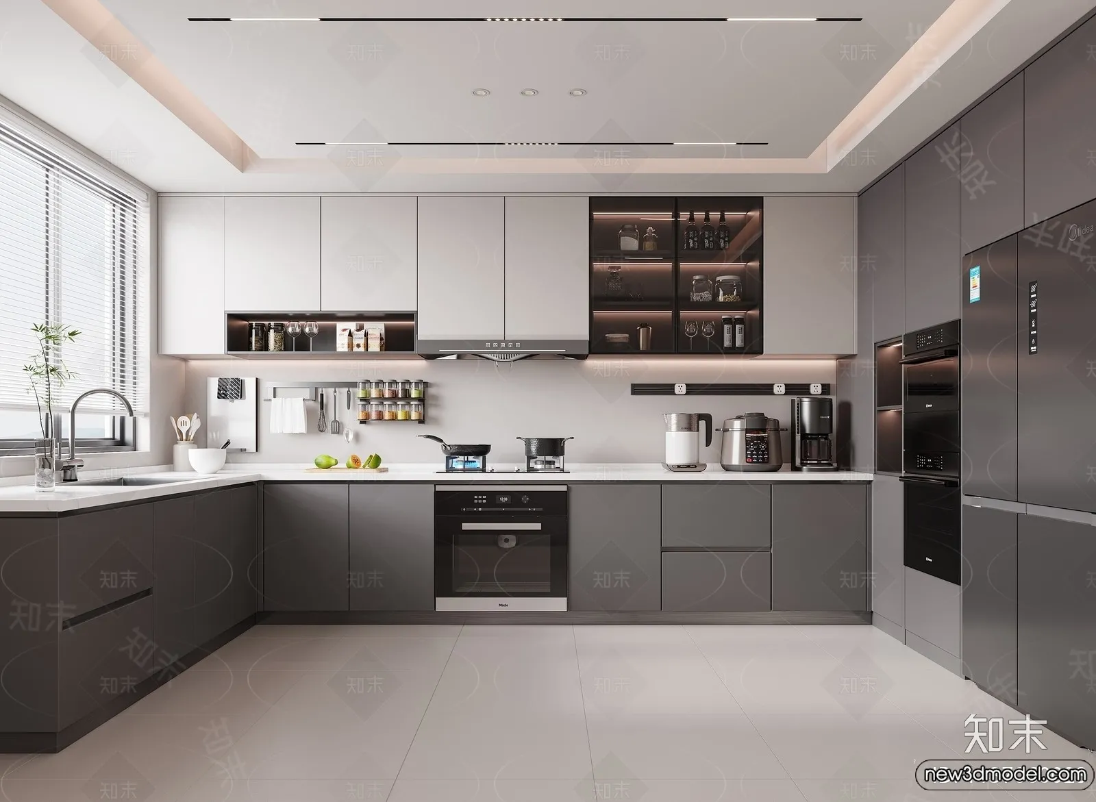 Kitchen – 3D Models – 3D Interior Scenes – 204