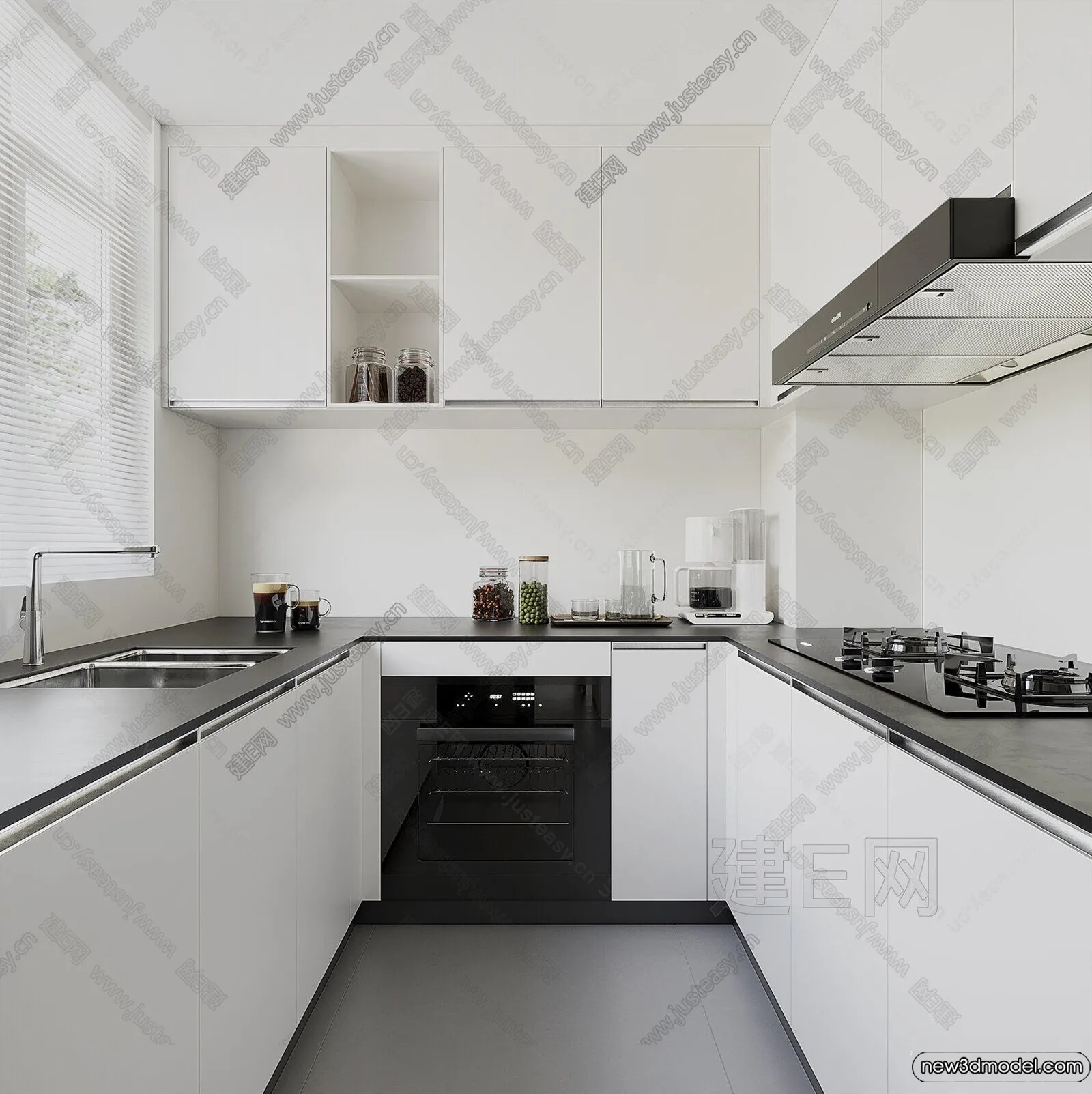 Kitchen – 3D Models – 3D Interior Scenes – 206