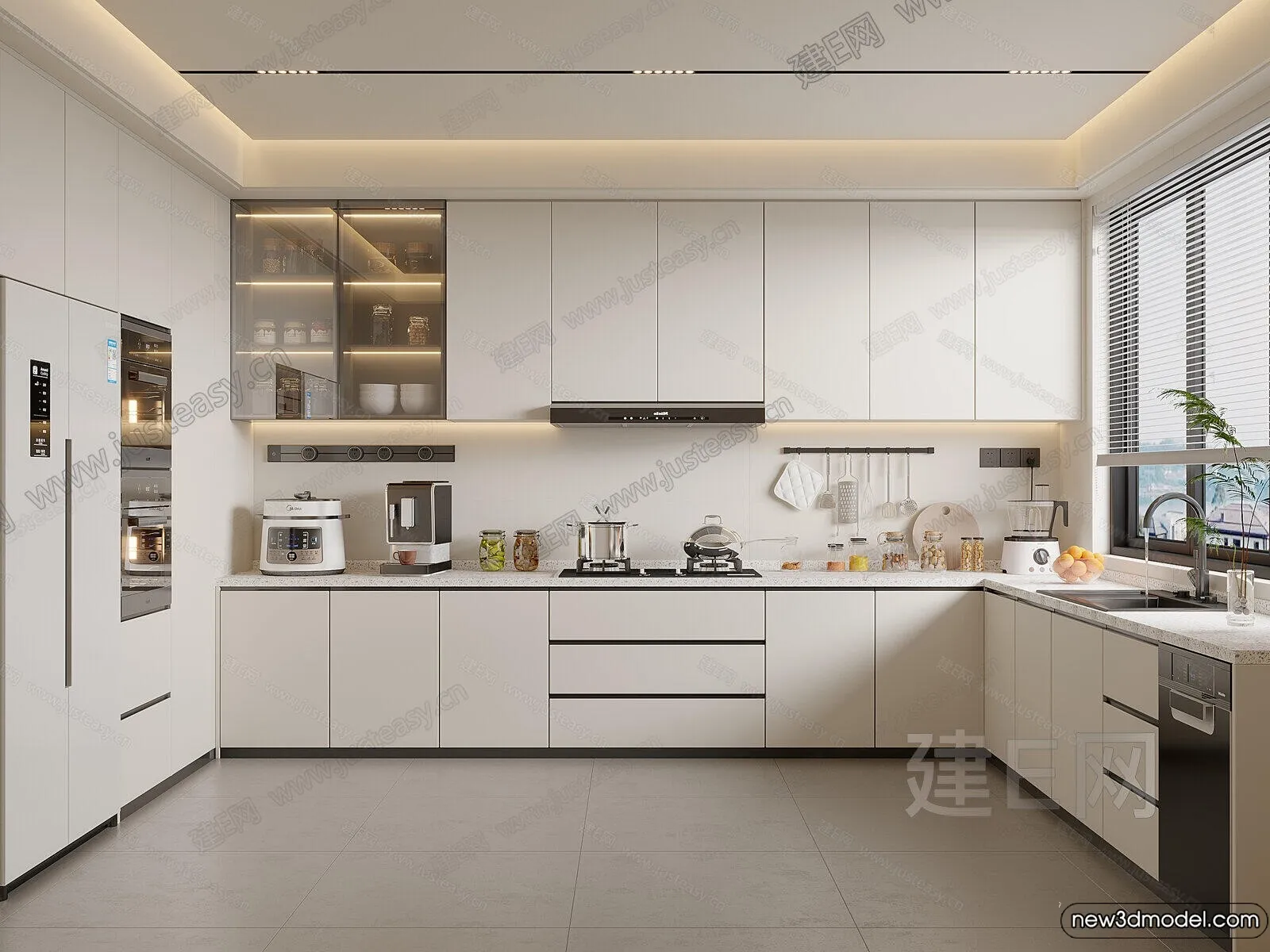 Kitchen – 3D Models – 3D Interior Scenes – 215