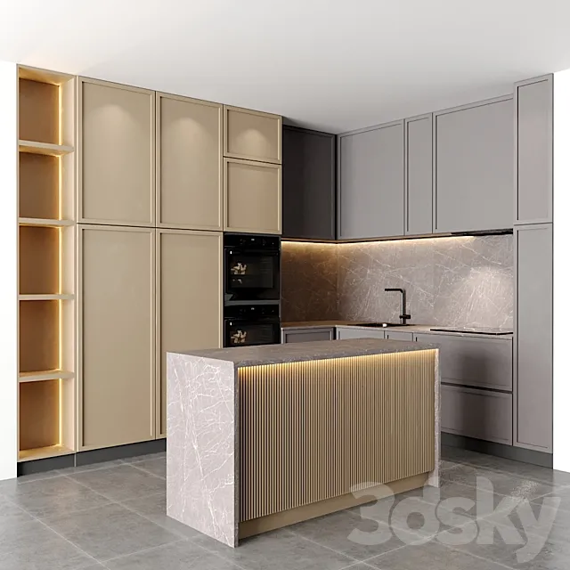 kitchen 3DS Max Model