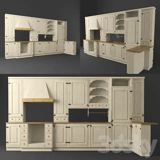 Kitchen 3DS Max Model