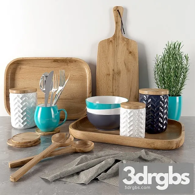 Kitchen accessories 2_3 3dsmax Download