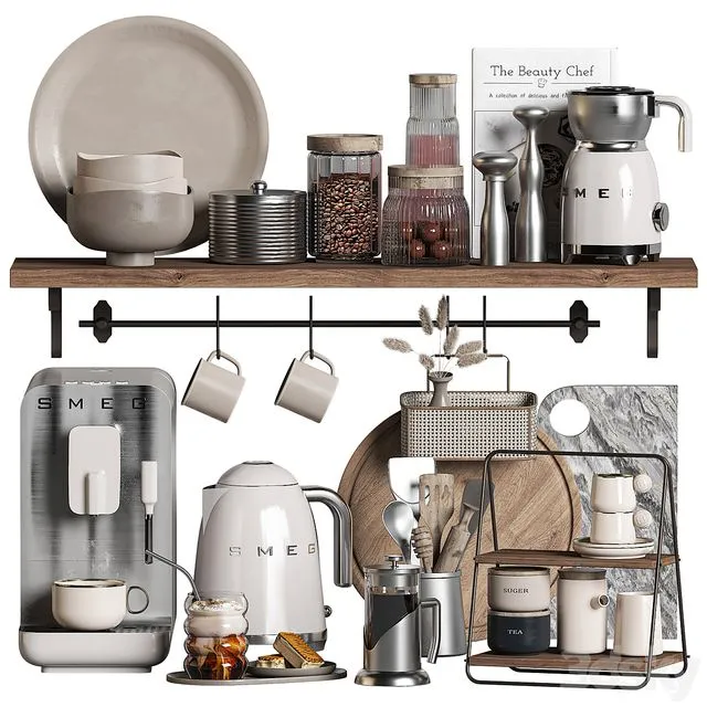 Kitchen accessories 72 3dsMax Model