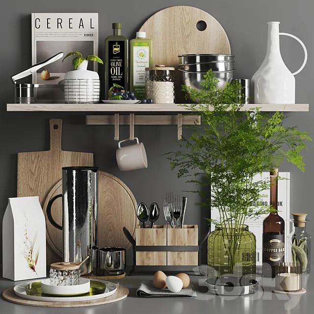 kitchen accessories032 3DS Max Model