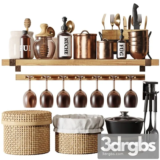 Kitchen accessory decor set collection