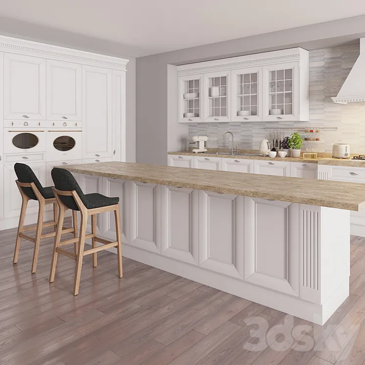 Kitchen Amelie New Bellini factory with decor 3DS Max