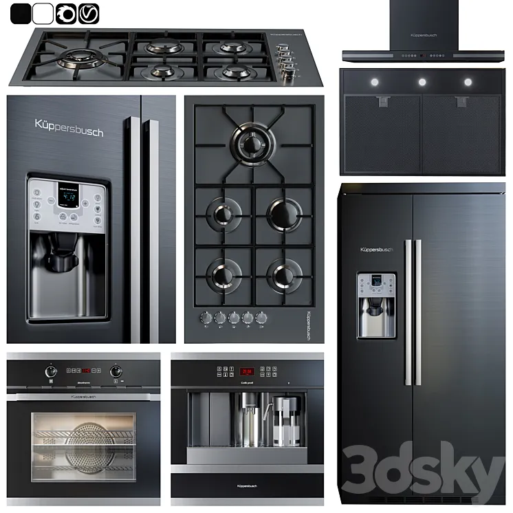 Kitchen appliance 1 3DS Max