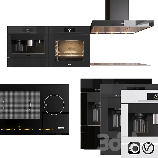Kitchen appliance by Miele 3DSMax File