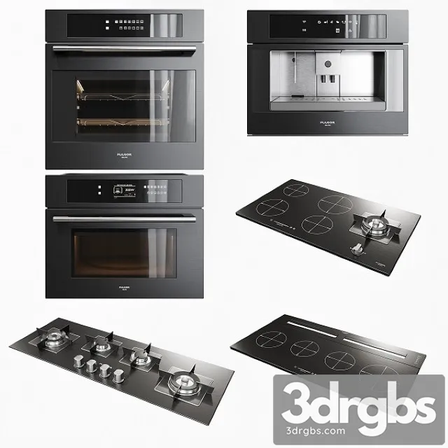 Kitchen Appliance Set Fulgor Milano 3dsmax Download