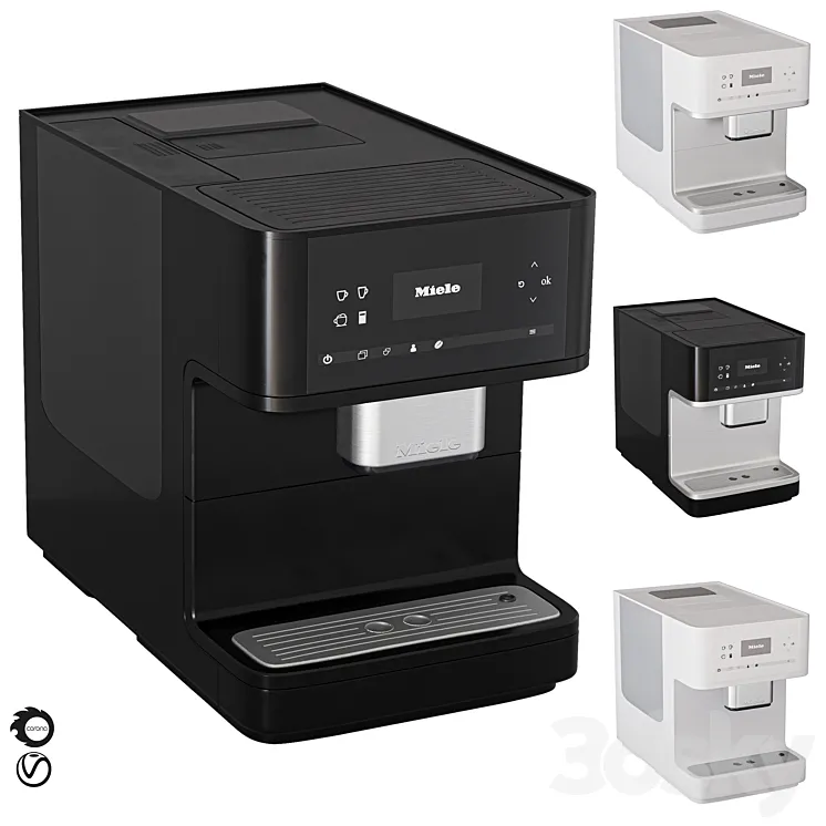 kitchen Appliance001- Coffee Machine-Miele-CM 3DS Max Model