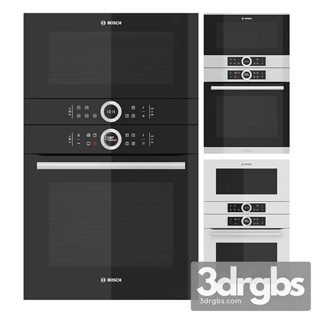 Kitchen appliances bosch series 8. three options 2 3dsmax Download