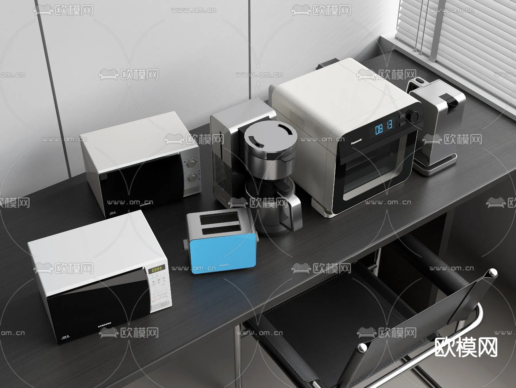 Kitchen Appliances for Interior Design – 3DS Max Models – 020