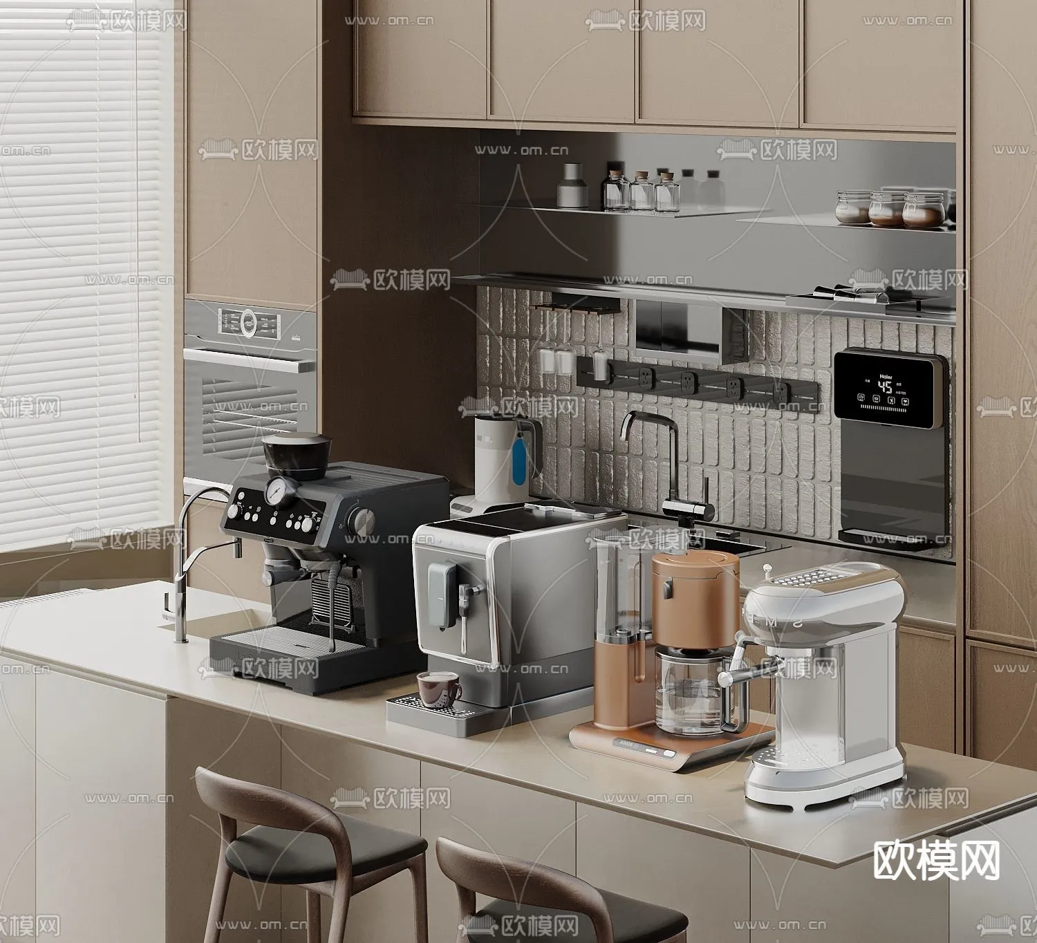 Kitchen Appliances for Interior Design – 3DS Max Models – 047