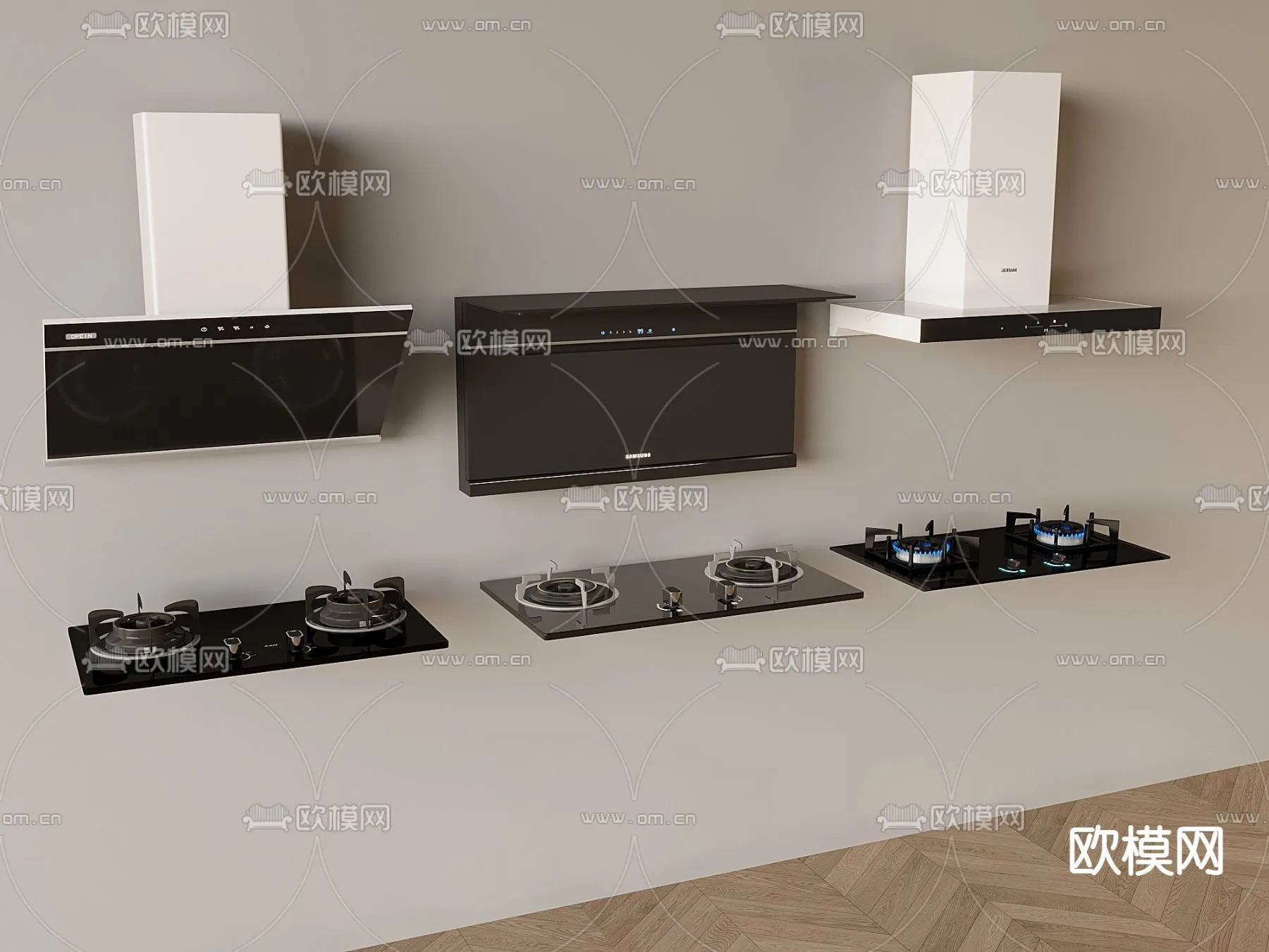 Kitchen Appliances for Interior Design – 3DS Max Models – 052