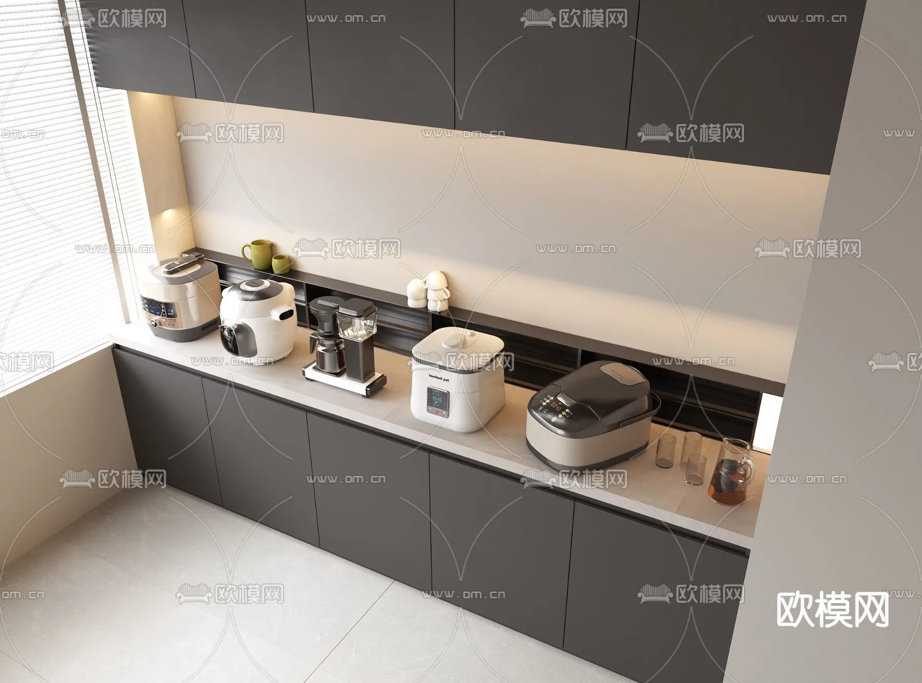 Kitchen Appliances for Interior Design – 3DS Max Models – 055