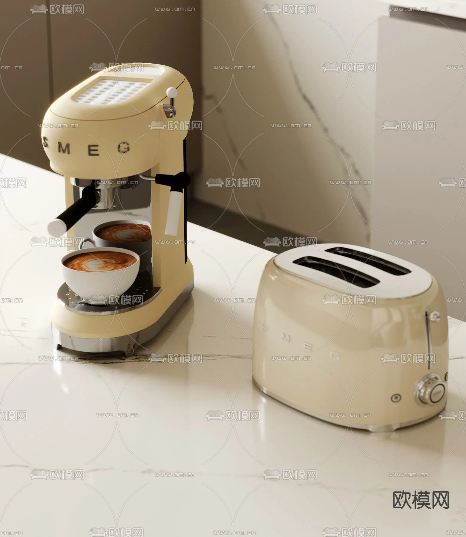 Kitchen Appliances for Interior Design – 3DS Max Models – 063