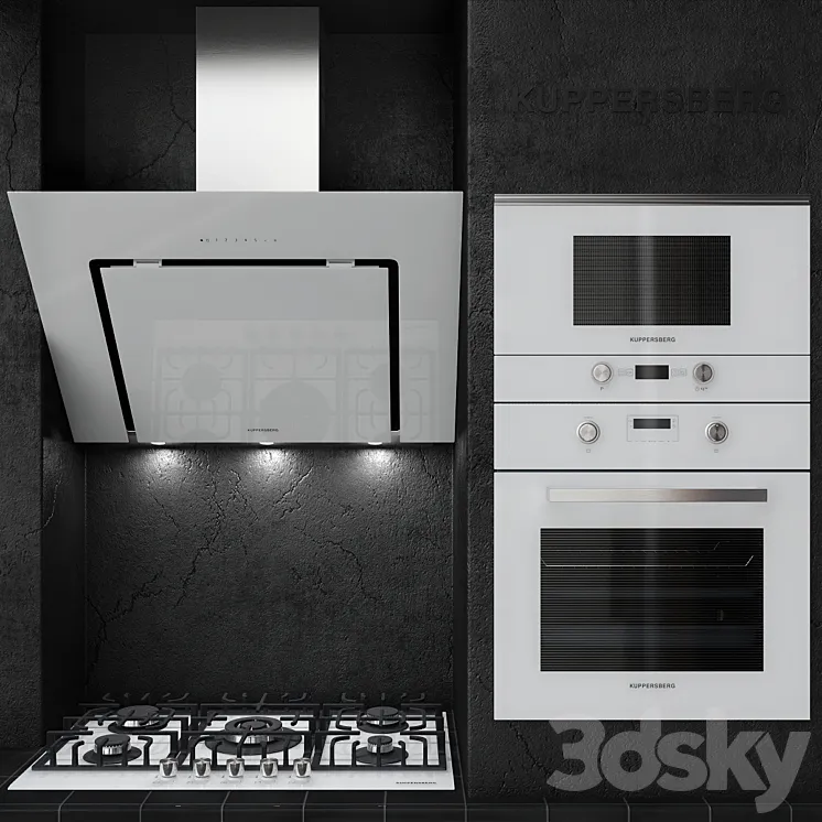 Kitchen appliances Kuppersberg 2 3DS Max