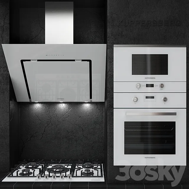 Kitchen appliances Kuppersberg 2 3DSMax File