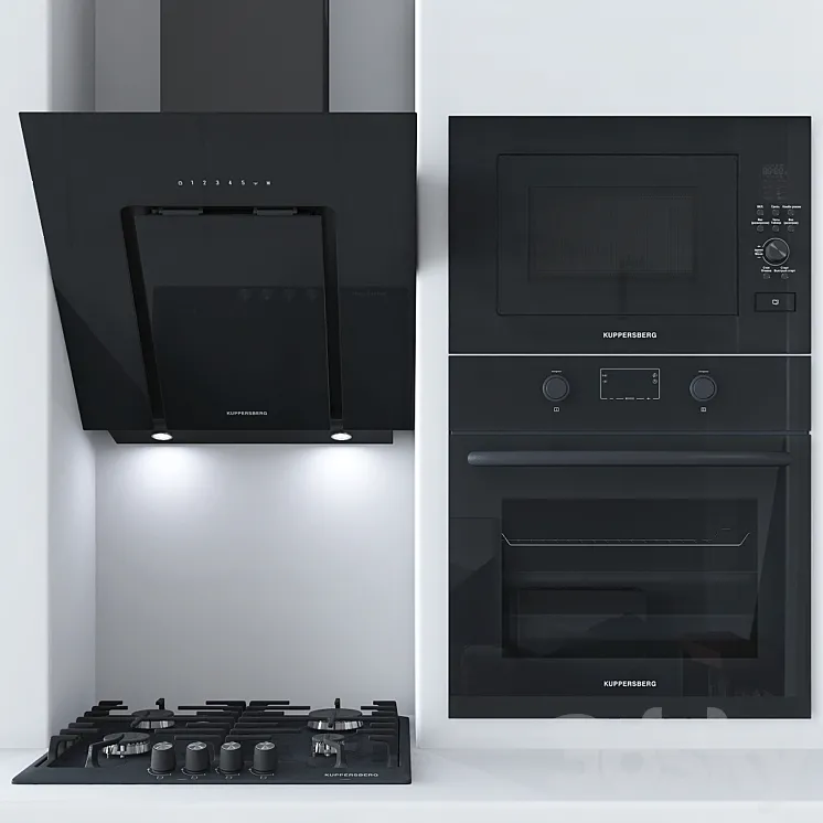 Kitchen appliances Kuppersberg 4 3DS Max