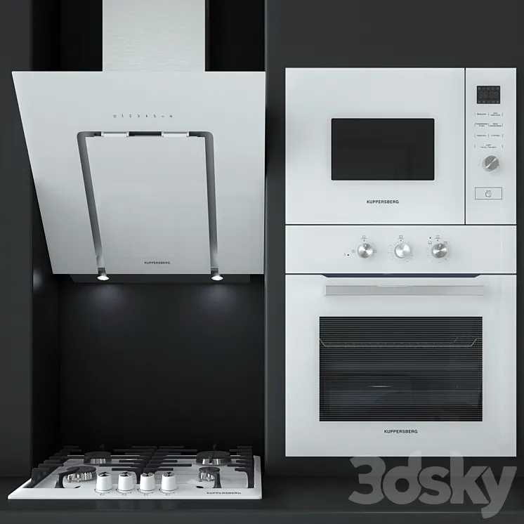 Kitchen appliances Kuppersberg 5 3DS Max