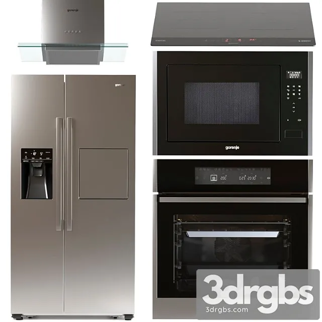 Kitchen Appliances Set Gorenje 2 3dsmax Download