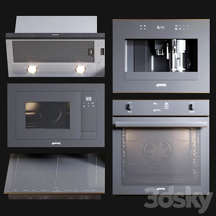 Kitchen Appliances Smeg Dolce Stil Novo 3DS Max