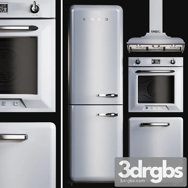 Kitchen Appliances Smeg Victoria 3dsmax Download