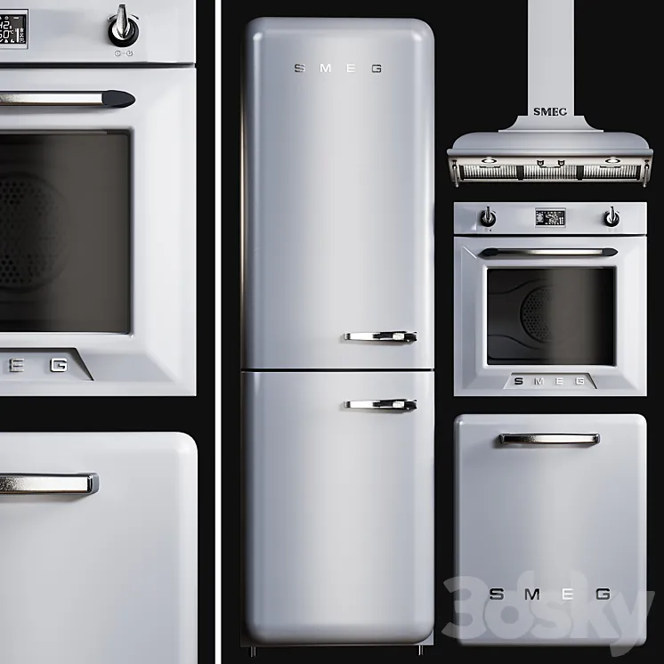 Kitchen Appliances Smeg Victoria 3DS Max