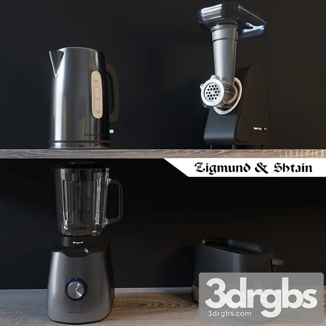 Kitchen appliances zigmund & shtain 2 3dsmax Download