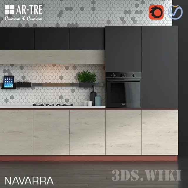 kitchen – AR-TRE Navarra kitchen 3ds Max