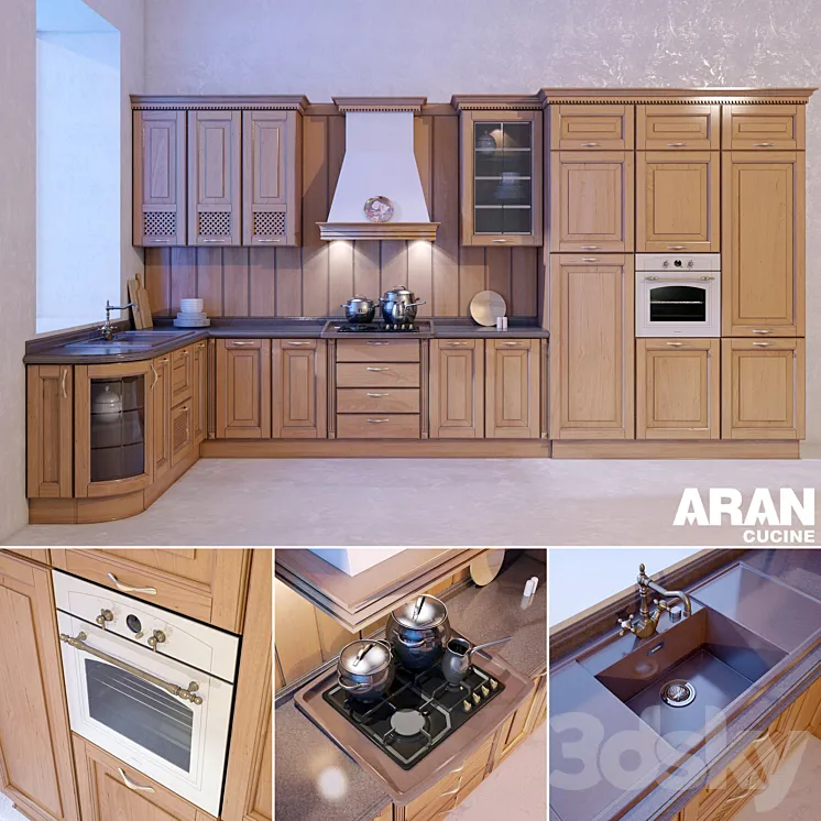 Kitchen ARAN Provenzale 3DS Max