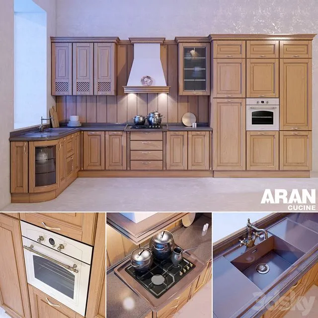 Kitchen ARAN Provenzale 3dsMax Model