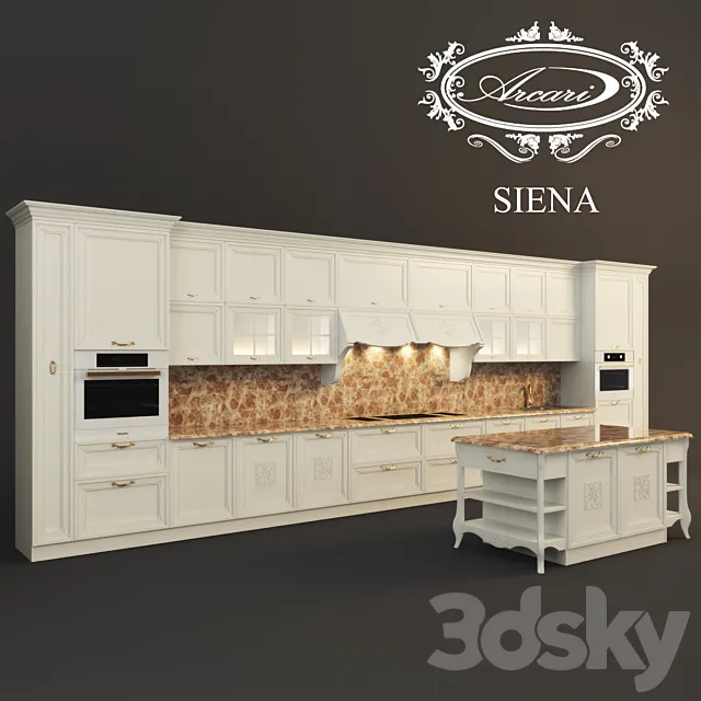 Kitchen Arcari Siena 3DSMax File