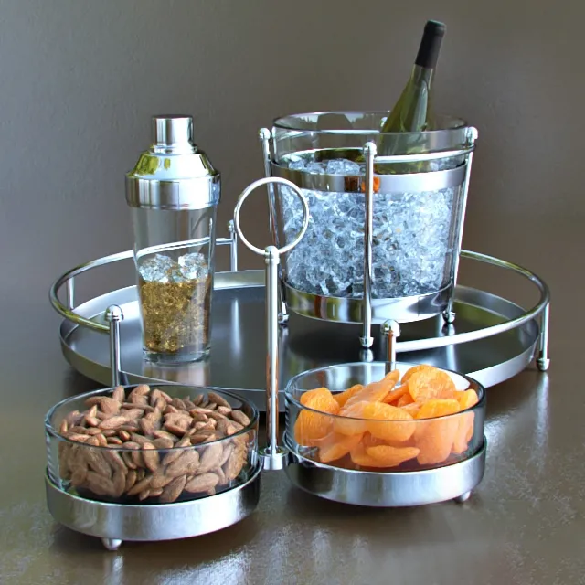 kitchen – Ava double snack bowl 3ds Max