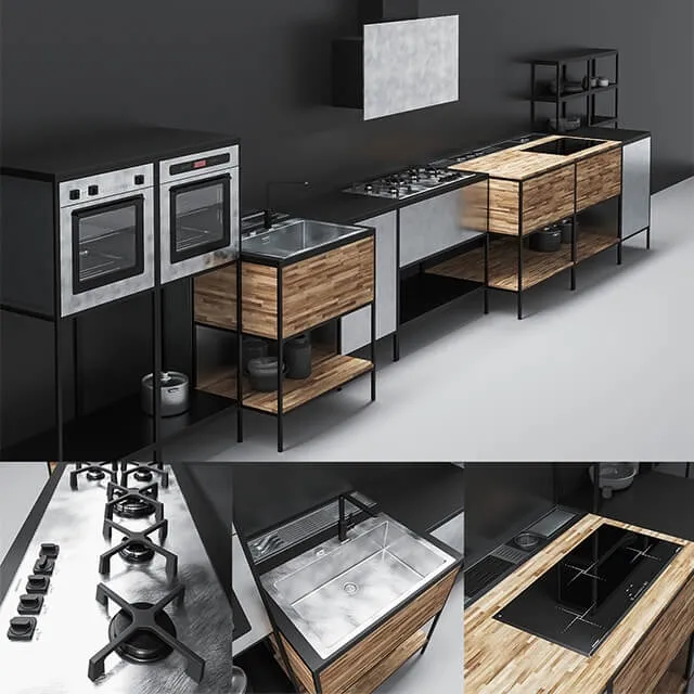 kitchen – BARAZZA KITCHEN 01 3ds Max