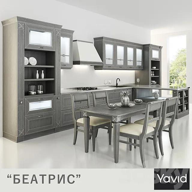 Kitchen Beatrice from companies Yavid 3DSMax File