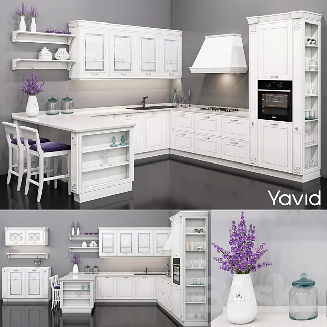 Kitchen Beatrice from the company Yavid Provence 3DSMax File
