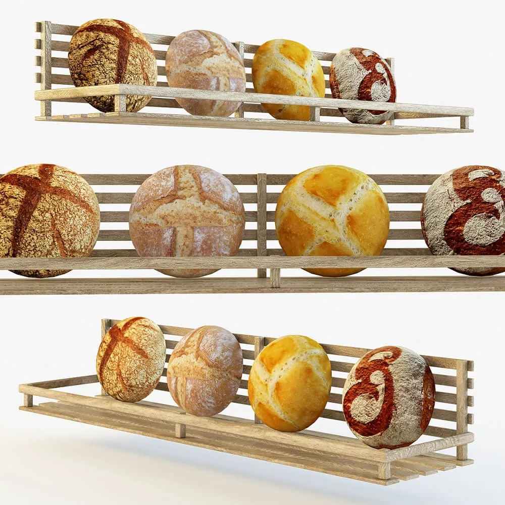 kitchen – Breads 3ds Max