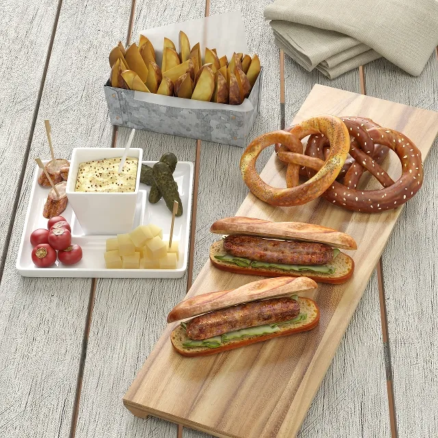 kitchen – Brezel set 03 3ds Max