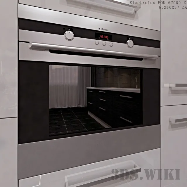 kitchen – Built-in oven Electrolux EOB 6697 X 3ds Max