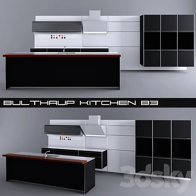 Kitchen bulthaup b3 3ds Max